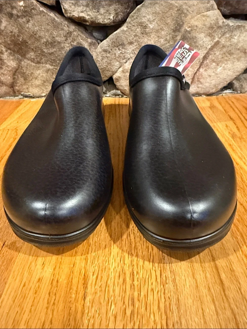Sloggers Men’s Black Waterproof Slip-On Loafers Size: Mens 12